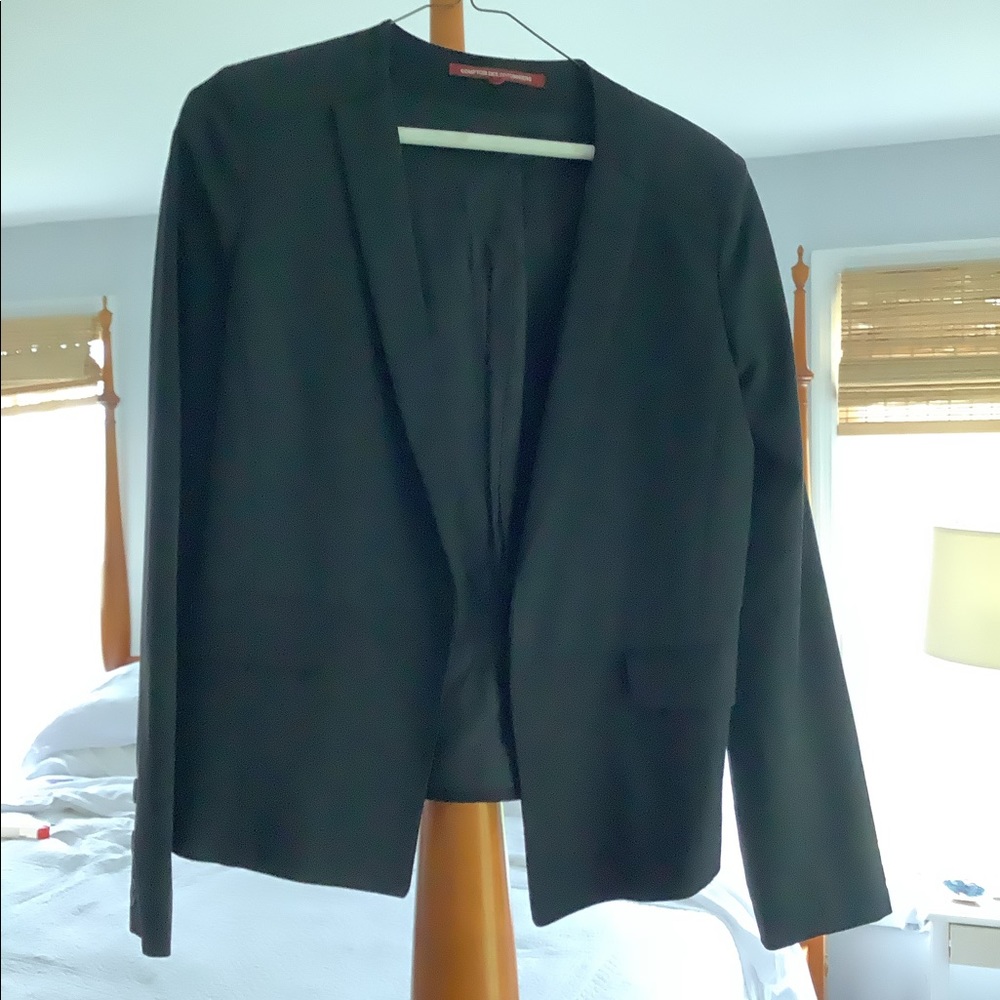 Comptoir Des Cotonniers black suit blazer